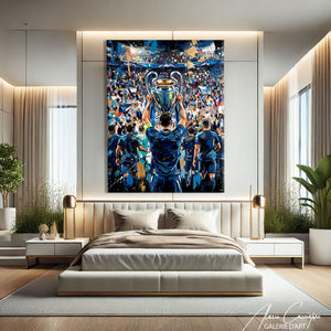 Toile Peinture Foot