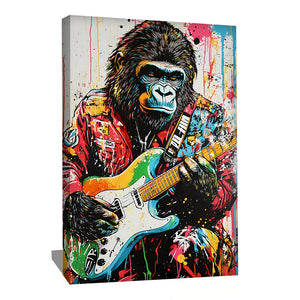 TABLEAU STREET ART GORILLE