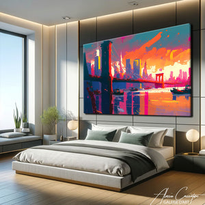 tableau panoramique new york