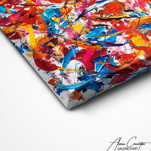 TABLEAU CHAMBRE MODERNE COLORÉ AlessioCacciatore