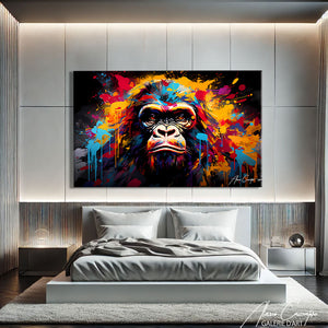 TABLEAU GORILLE ART