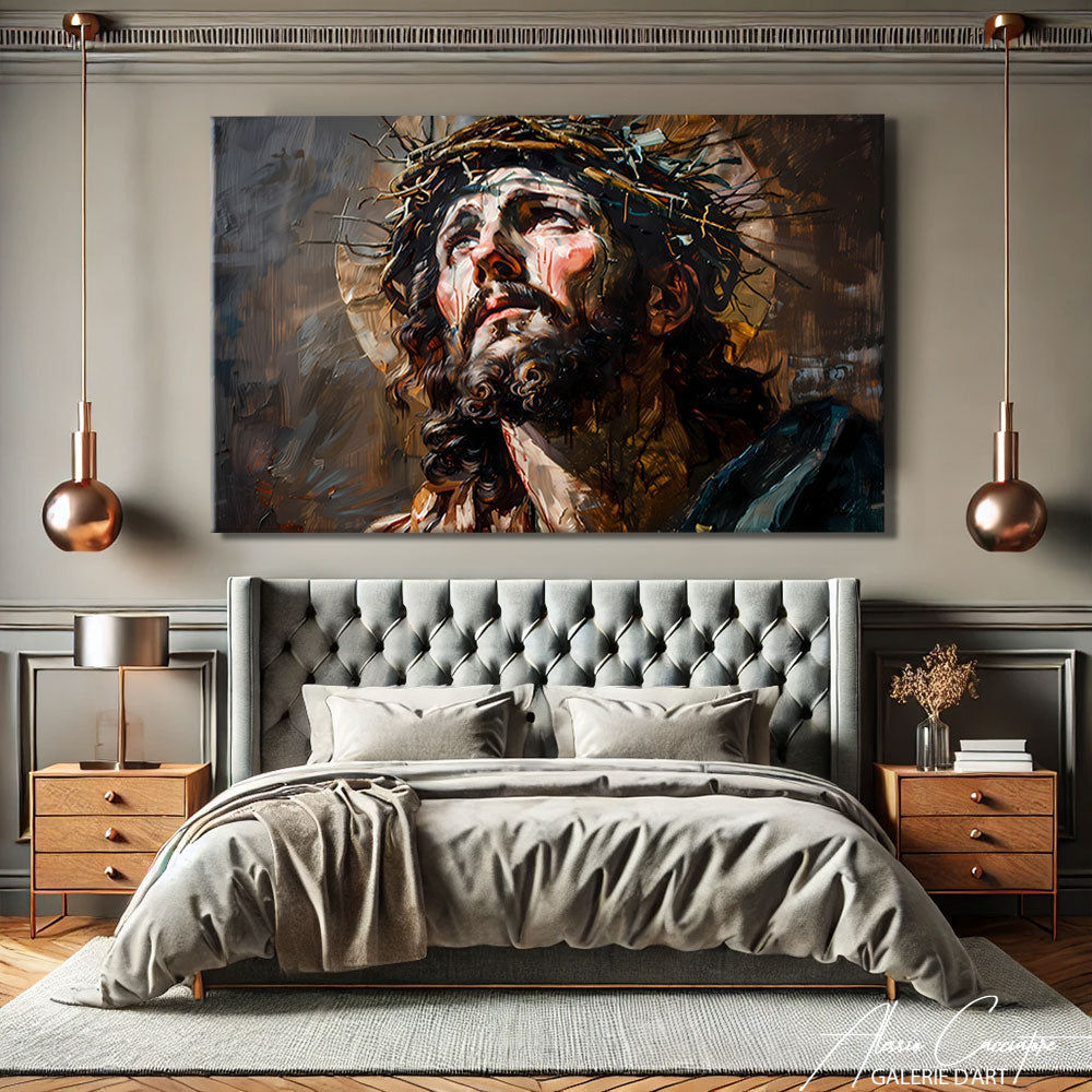 TABLEAU BAROQUE JESUS