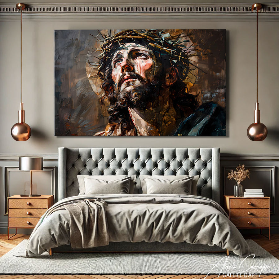 TABLEAU BAROQUE JESUS
– mise en situation