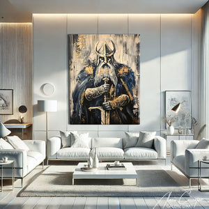 tableau peinture viking