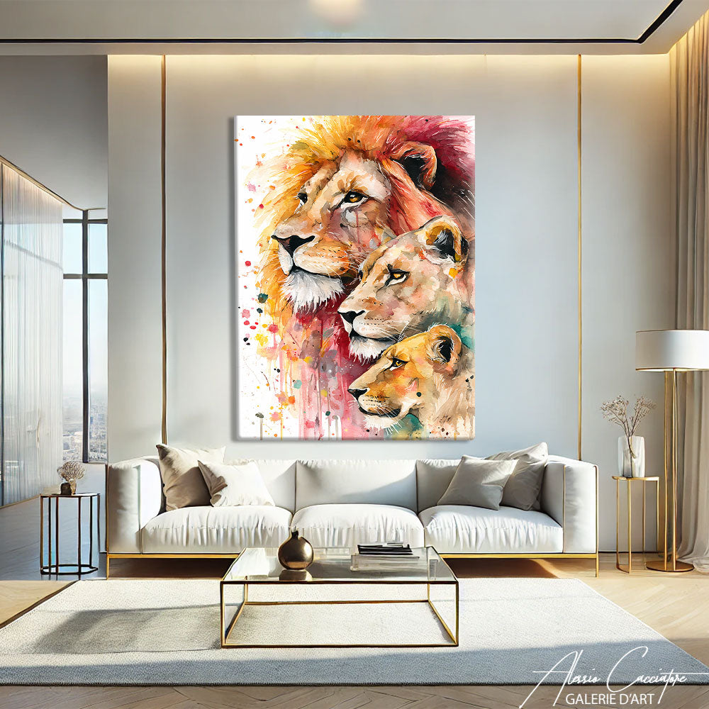 Tableau Aquarelle Animaux