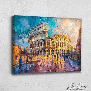 Tableau Contemporain Bleu