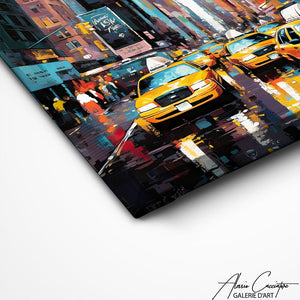 TABLEAU TAXI NEW YORK Alessio Cacciatore