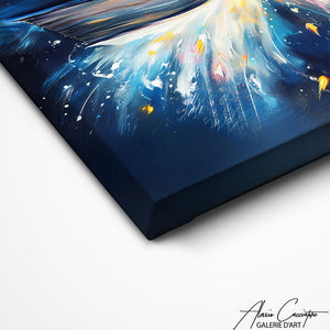 TABLEAU ABSTRAIT BIBLIOTHEQUE AlessioCacciatore