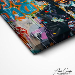 TABLEAU STREET ART SINGE AlessioCacciatore