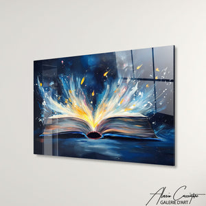 TABLEAU ABSTRAIT BIBLIOTHEQUE AlessioCacciatore
