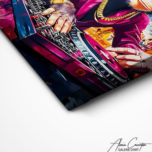 TABLEAU SINGE POP ART DJ Alessio Cacciatore
