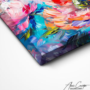 TABLEAU CONTEMPORAIN FLEUR AlessioCacciatore