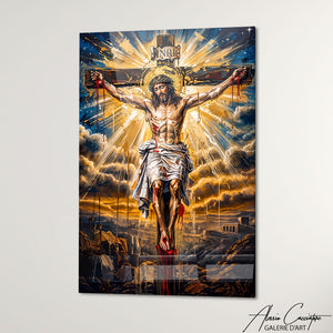 Cadre Crucifixion Jésus