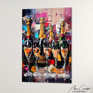 TABLEAU DÉCORATION CHAMPAGNE Alessio Cacciatore