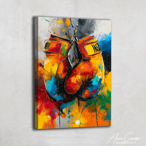 TABLEAU GANT DE BOXE AlessioCacciatore