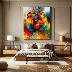 TABLEAU GANT DE BOXE AlessioCacciatore