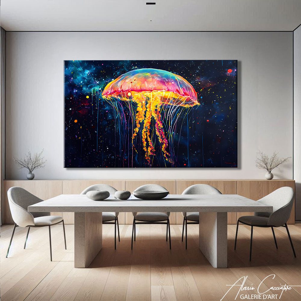 TABLEAU MEDUSE ABSTRAIT