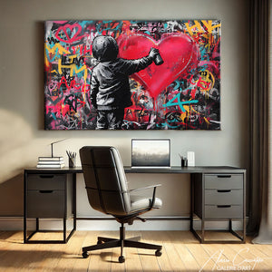 Tableau Street Art Coloré