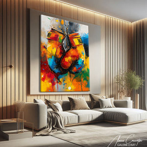 TABLEAU GANT DE BOXE AlessioCacciatore