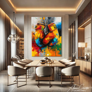 TABLEAU GANT DE BOXE AlessioCacciatore