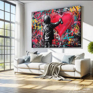 Tableau Graffiti Moderne