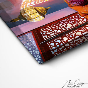 TABLEAU POUR SALON MAROCAIN MODERNE Alessio Cacciatore