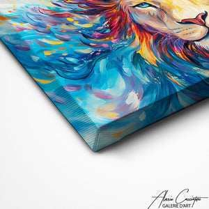 TABLEAU LION COULEUR Alessio Cacciatore