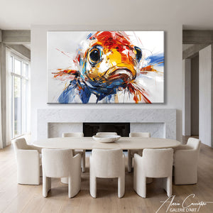 tableau poisson peinture