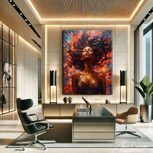 Tableau De Peinture Femme Africaine