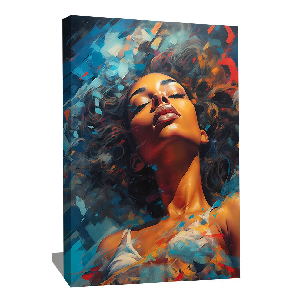 tableau femme africaine