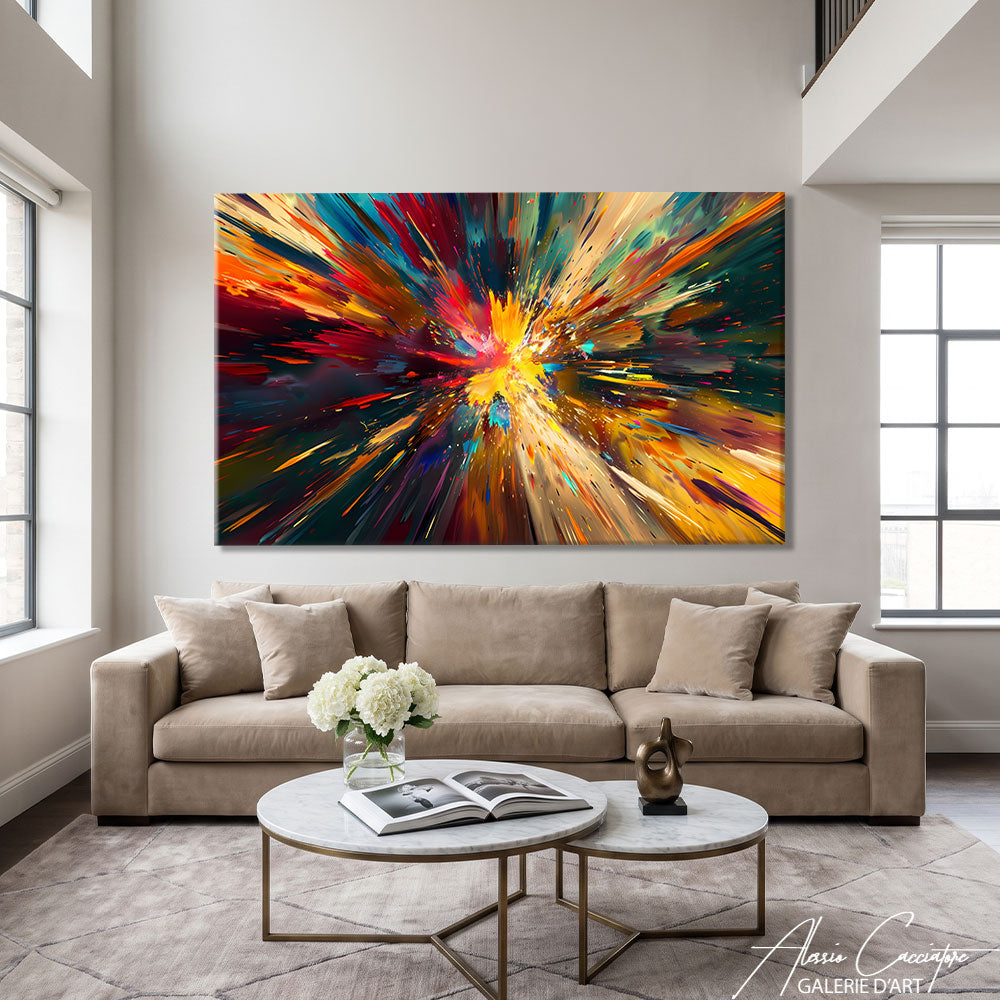 TABLEAU ART CONTEMPORAIN ABSTRAIT