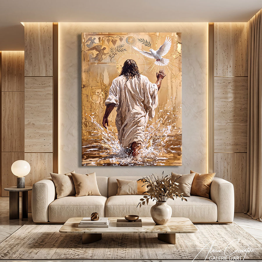 Peinture Avec Jesus – mise en situation