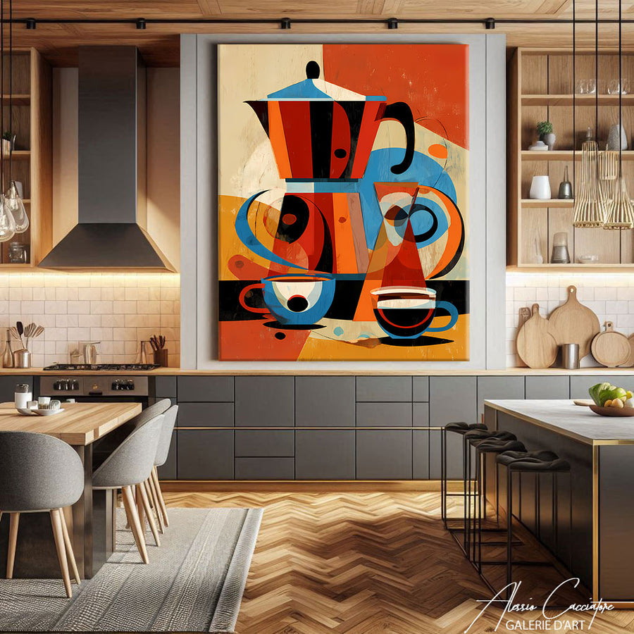 Tableau de Cuisine Moderne – mise en situation