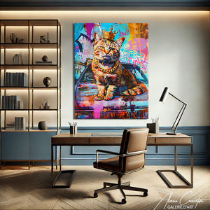 Tableau Chat Pop Art