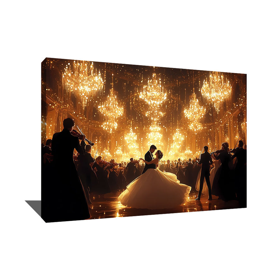 Tableau romantique doré
