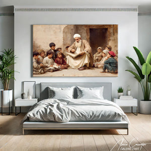 Tableau Arabe Beige
