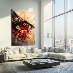 Tableau Abstrait Rouge