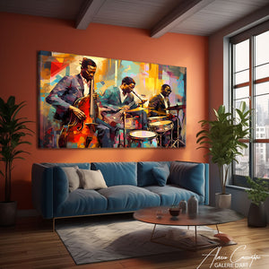 tableau musicien de jazz