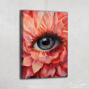 Tableau Fleurs Abstrait