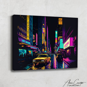 Tableau New York la Nuit