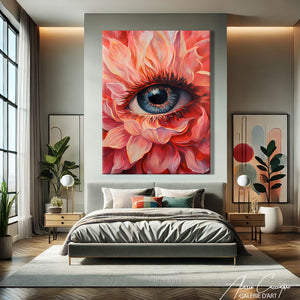 Tableau Fleurs Abstrait