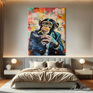 Tableau Street Art Coloré