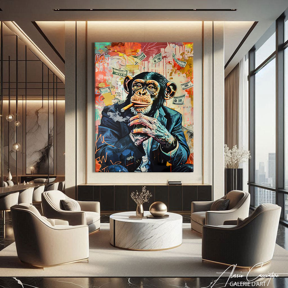 Tableau Chimpanzé