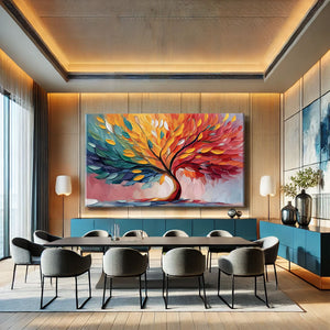 Tableau Arbre Coloré