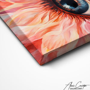 TABLEAU FLEUR ABSTRAIT AlessioCacciatore