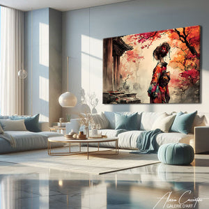 Tableau Geisha Moderne