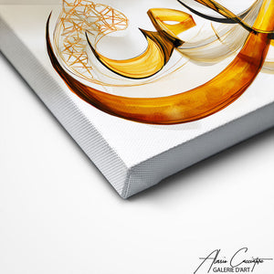 TABLEAU CALLIGRAPHIE DORÉE AlessioCacciatore