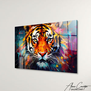 TABLEAU PEINTURE TIGRE Alessio Cacciatore