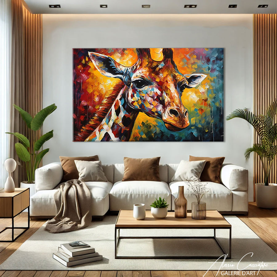 tableau giraffe – mise en situation