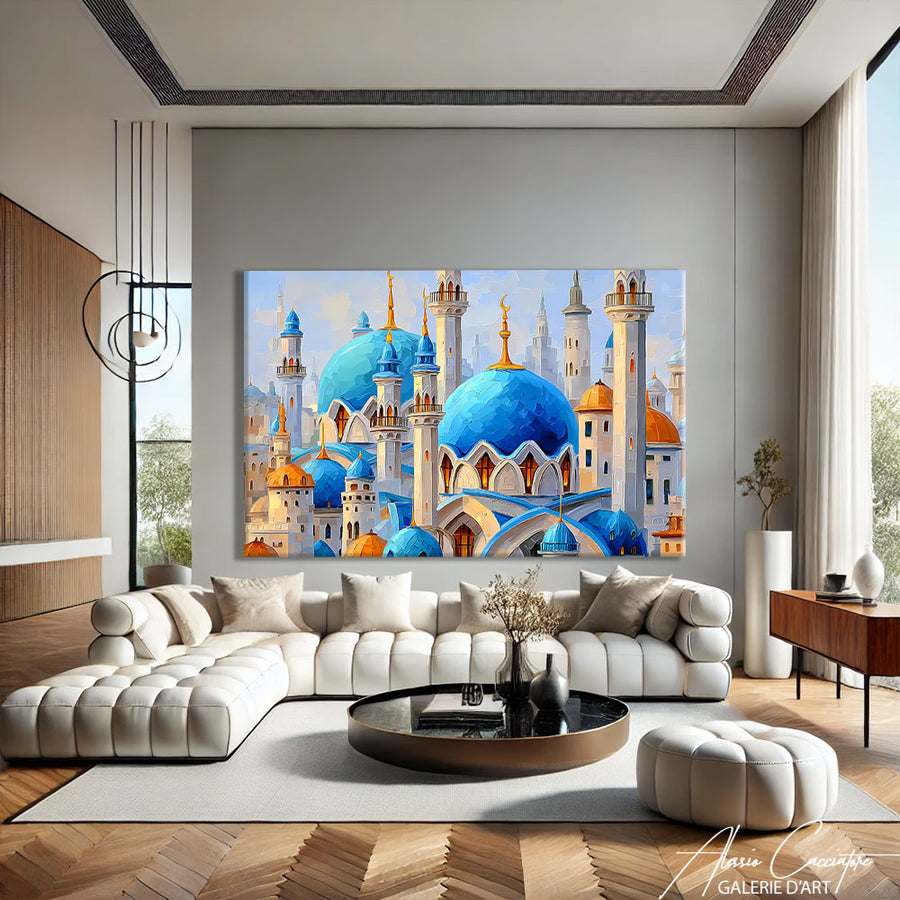 Peinture Mosquée – mise en situation